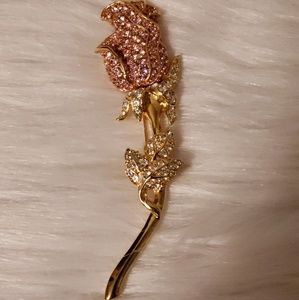 a Nolan Miller rose brooch!!!